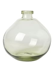 BHS Green Round Glass Vase - Image 3 of 5
