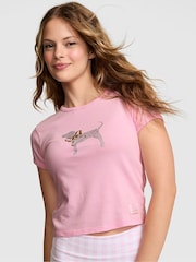 Victoria's Secret PINK Pink Baby T-Shirt - Image 1 of 3