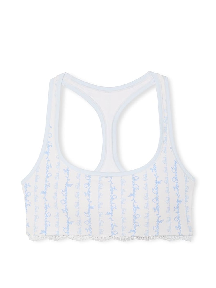Victoria's Secret PINK Blue Cotton Bralette - Image 3 of 3 Victoria's Secret PINK Blue Cotton Bralette - Image 3 of 3