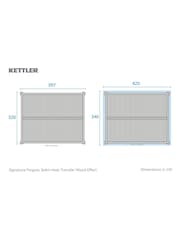 Kettler Grey Garden Signature Pagoda 3x4m - Image 4 of 5