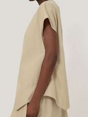 Jigsaw Natural Relaxed Mix Tunic - Image 4 of 6