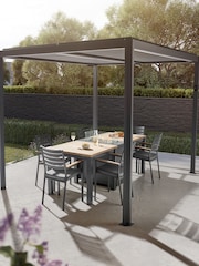 Kettler Grey Garden Panalsol Louvre Premium Pagoda 3 x 3.6m - Image 1 of 4