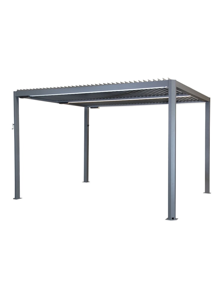 Kettler Grey Garden Panalsol Louvre Premium Pagoda 3 x 3.6m - Image 2 of 4