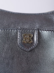 Lakeland Leather Grey Tarnly Pocket Cross-Body Bag - Image 5 of 7