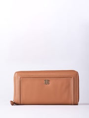 Lakeland Leather Brown Large Icon Leather Zip Purse - Image 2 of 4