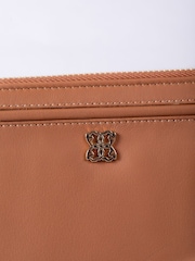Lakeland Leather Brown Large Icon Leather Zip Purse - Image 4 of 4