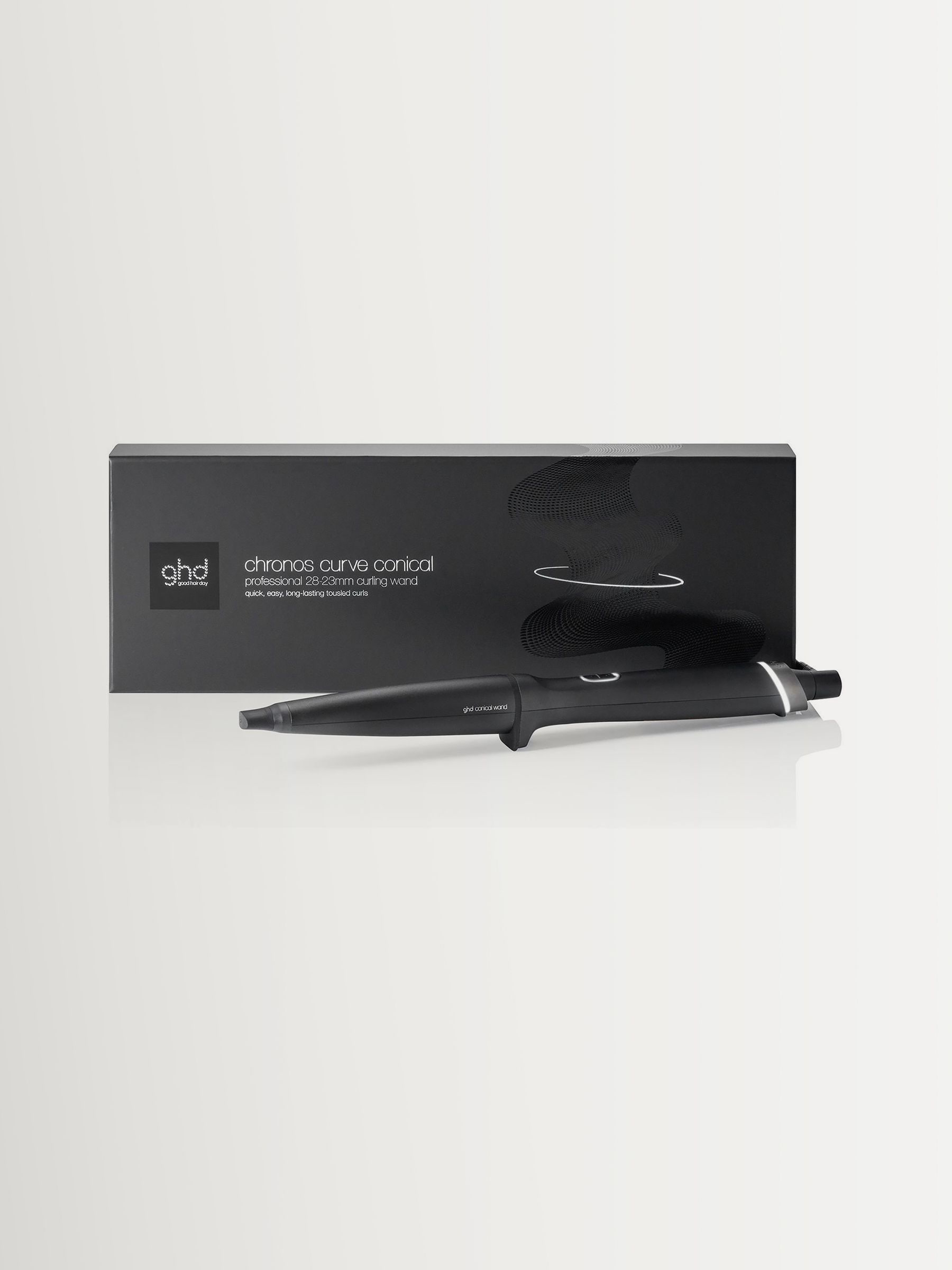 Ghd Unisex Black Chronos Curve Conical Wand 28-23Mm Hair Curler