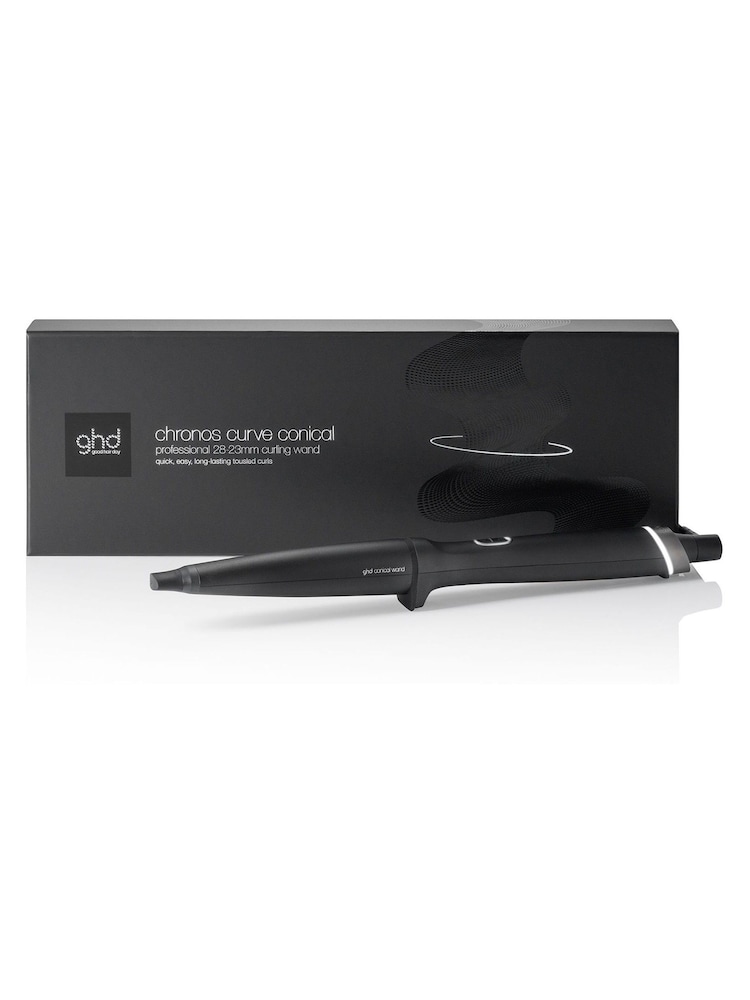 ghd Chronos Curve Conical Wand 28-23mm Black Hair Curler - Image 1 of 4