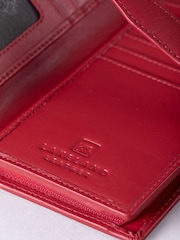 Lakeland Leather Red Large Icon Stud Tab Purse - Image 5 of 5