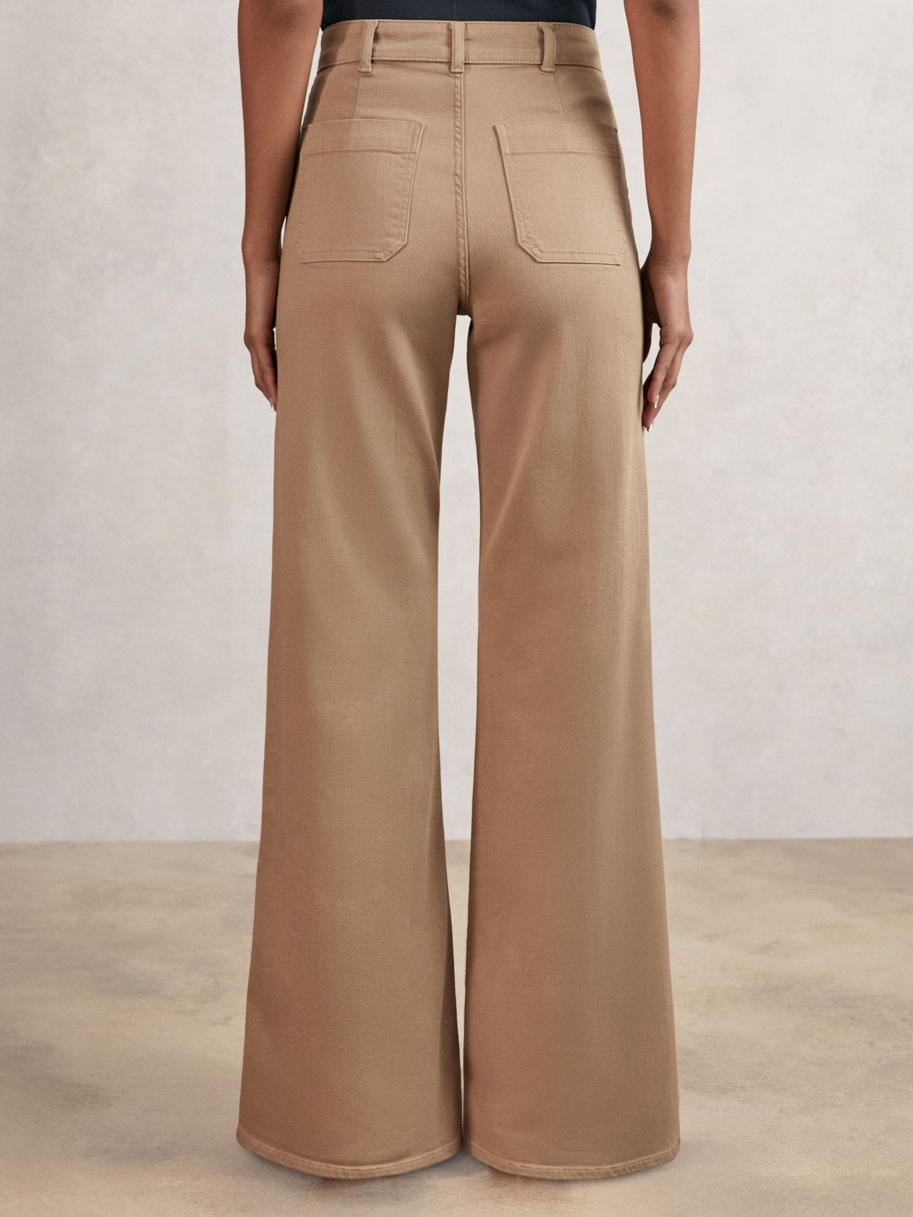 THE RERACS】THE EASY SLACKS FLARE(KHAKI) THE RERACS│ザ・リラクス