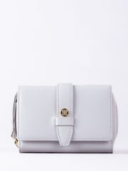 Lakeland Leather Grey Medium Icon Stud Tab Purse - Image 2 of 5