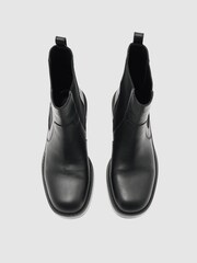 Reiss Black Phoebe Leather Chelsea Boots - Image 3 of 5