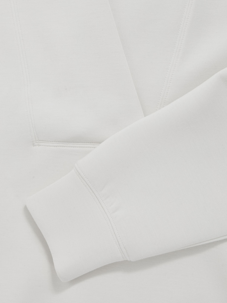 Reiss Ivory Annabel Modal-Blend Shawl-Neck Sweatshirt - Image 6 of 6
