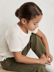 Reiss Ivory Belle Cotton Crew-Neck T-Shirt - Image 3 of 4