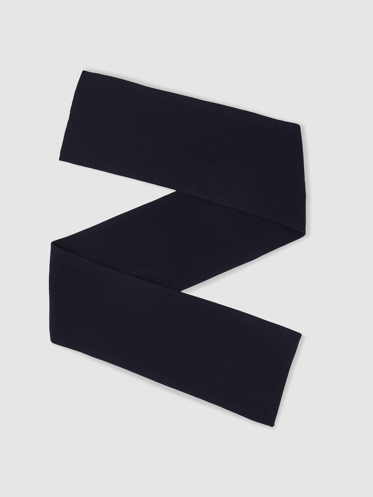 Reiss Navy Chesterfield Scarf - Image 1 of 5