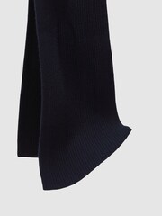 Reiss Navy Chesterfield Scarf - Image 5 of 5