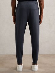 Reiss Midnight Navy Billings Merino Wool Cuffed Joggers - Image 5 of 7