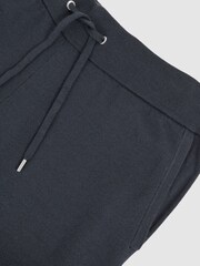 Reiss Midnight Navy Billings Merino Wool Cuffed Joggers - Image 7 of 7
