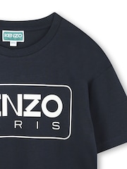 Kenzo Kids Paris Logo Short Sleeve T-Shirt - Image 3 of 3