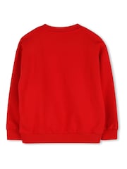 KENZO KIDS Embroidered Tiger Graphic Logo Textured Sweatshirt - Image 2 of 3
