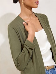 Verde cáqui - Cardigan Lipsy Longline - Imagem 3 de 4