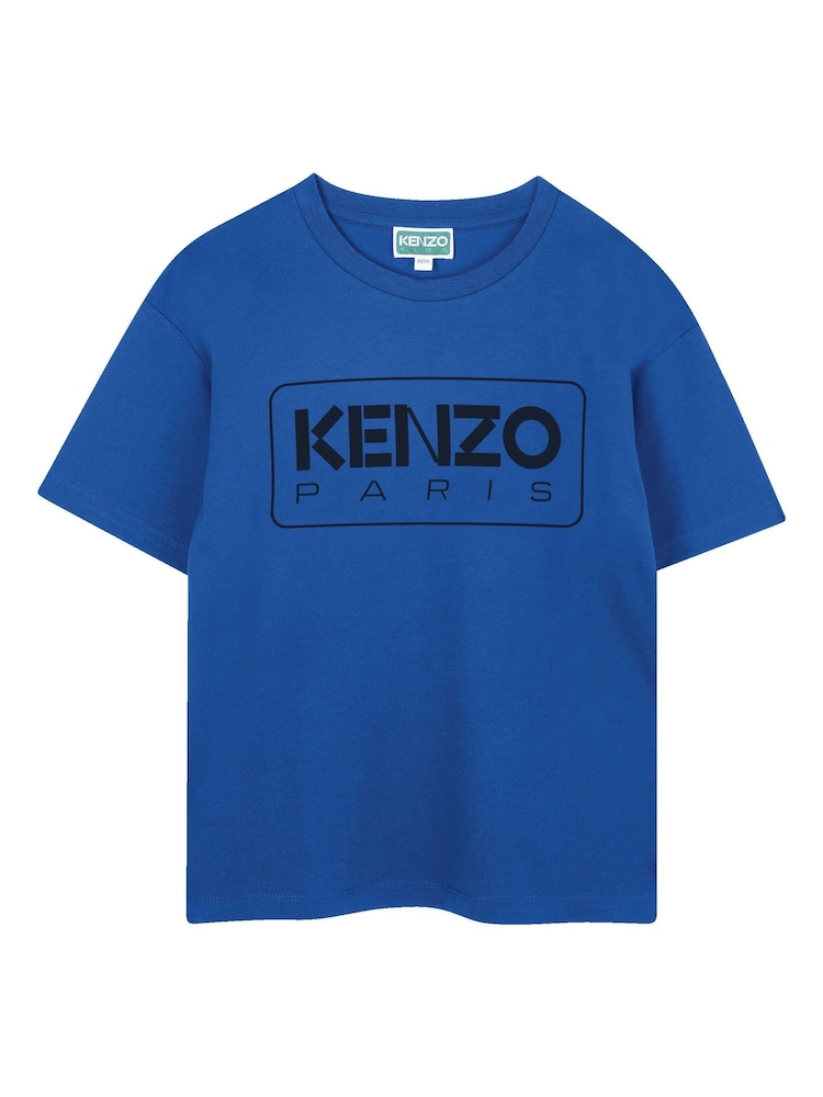 Kenzo Kids Paris Logo Short Sleeve T-Shirt - Image 1 of 3