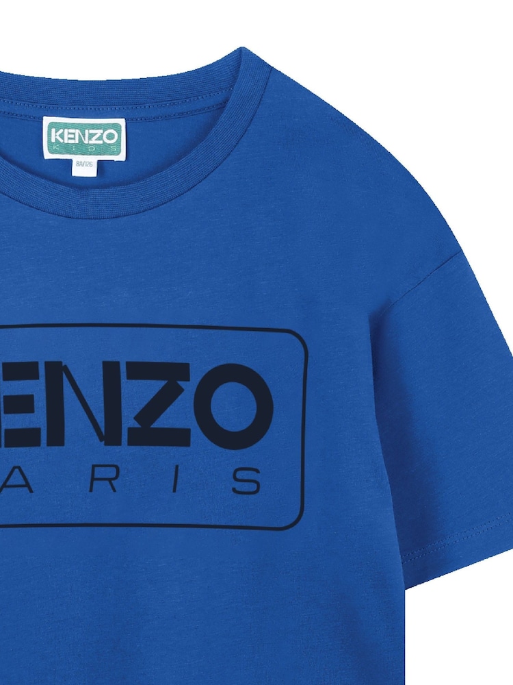 Kenzo Kids Paris Logo Short Sleeve T-Shirt - Image 3 of 3
