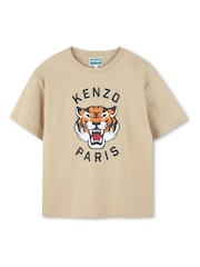 Kenzo Kids Tiger Graphic Logo Short Sleeve T-Shirt - Image 5 of 5
