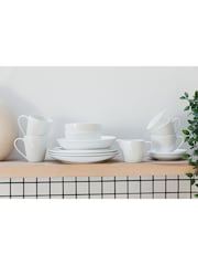 Mikasa Set of 4 White Chalk Porcelain Mugs - Image 2 of 6