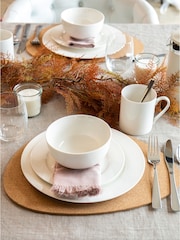 Mikasa 12 Piece White Egret Fine China Dinner Set - Image 1 of 6