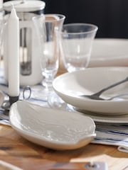 Mikasa White Cranborne Artichoke Stoneware Serving Dish - Image 1 of 5