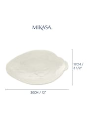 Mikasa White Cranborne Artichoke Stoneware Serving Dish - Image 4 of 5