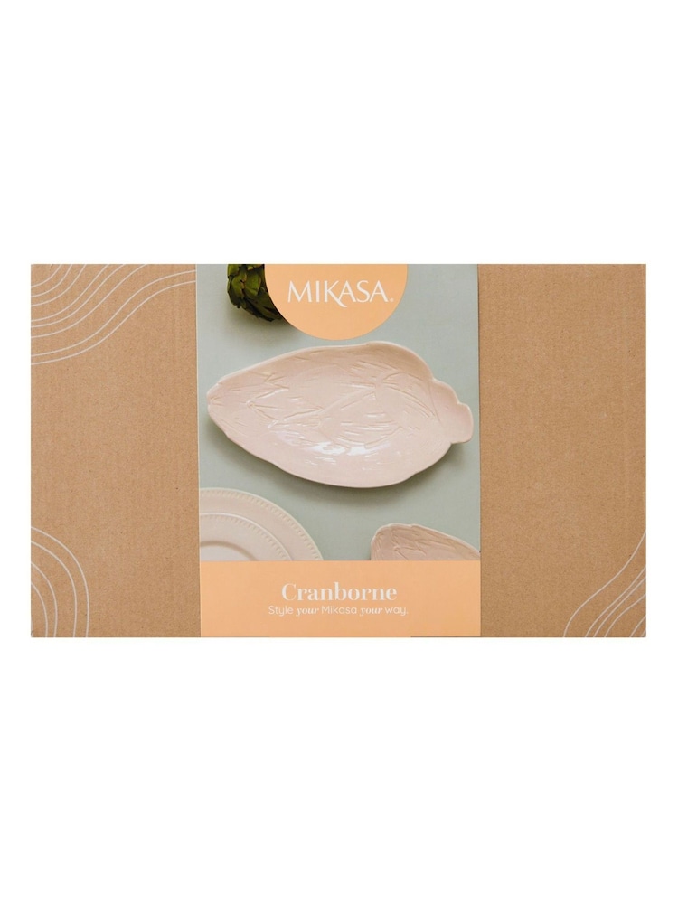 Mikasa White Cranborne Artichoke Stoneware Serving Dish - Image 5 of 5