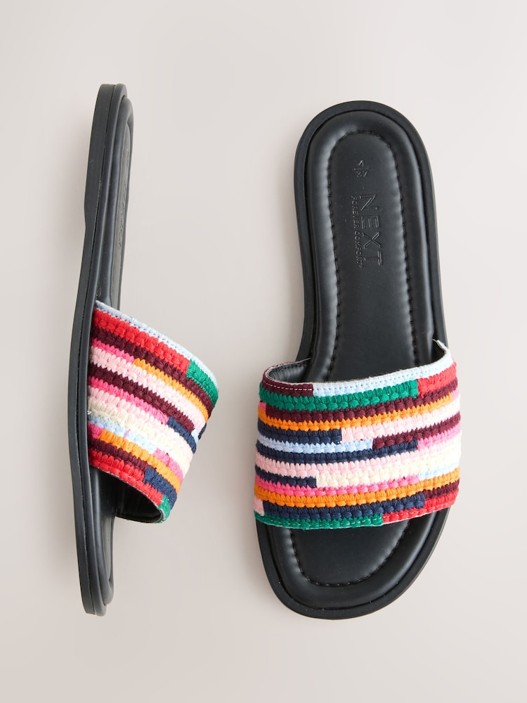 Multicolour Forever Comfort® Woven Mule Sandals - Image 1 of 5