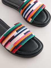 Multicolour Forever Comfort® Woven Mule Sandals - Image 4 of 5