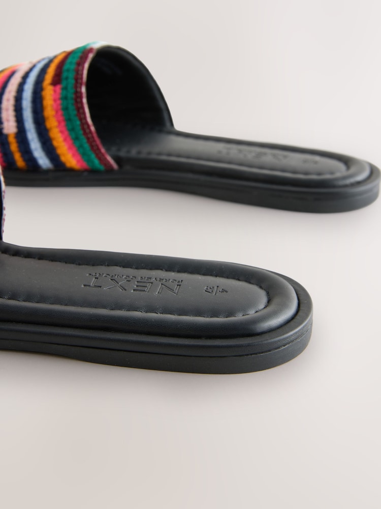 Multicolour Forever Comfort® Woven Mule Sandals - Image 5 of 5