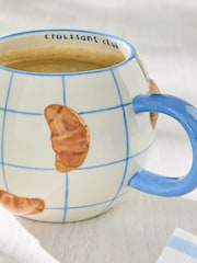 Blue Claude The Croissant Mug - Image 2 of 3