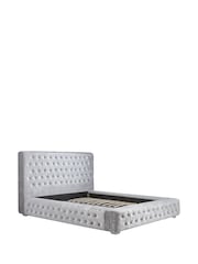 Birlea Grey Grande Crushed Velvet Fabric Bed - Image 6 of 6
