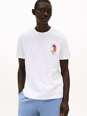 Tommy Hilfiger White Regular Fit Short Sleeve T-Shirt - Image 1 of 5