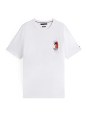 Tommy Hilfiger White Regular Fit Short Sleeve T-Shirt - Image 5 of 5