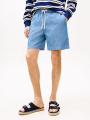 Tommy Hilfiger Blue Chambray Shorts - Image 1 of 5