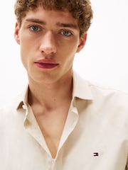Tommy Hilfiger Natural Flex Slim Fit Poplin Shirt - Image 4 of 5