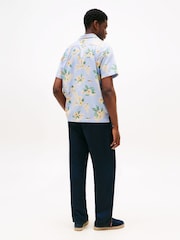Tommy Hilfiger Blue Lightweight Floral Print Shirt - Image 2 of 5