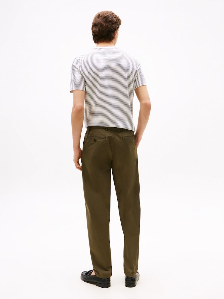 Tommy Hilfiger Green Harlem Ripstop Tapered Trousers - Image 3 of 3