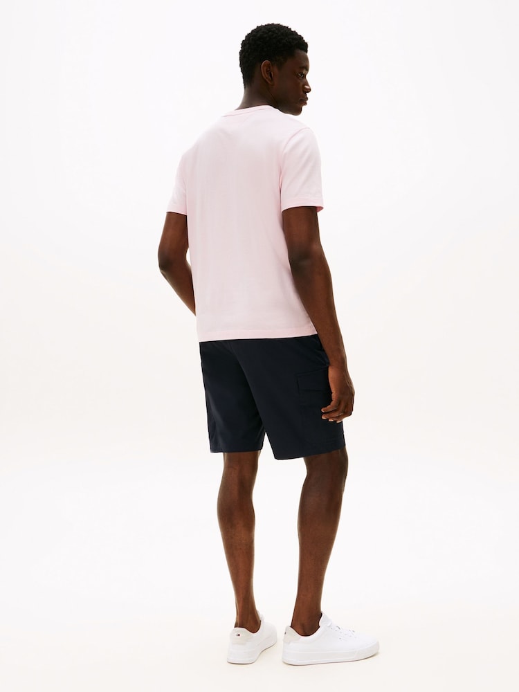 Tommy Hilfiger Light Pink Crew Neck T-Shirt - Image 2 of 5 Tommy Hilfiger Light Pink Crew Neck T-Shirt - Image 2 of 5