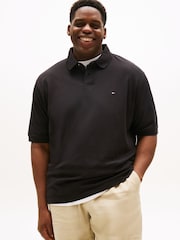 Tommy Hilfiger Black Regular Fit Plus 1985 Polo Shirt - Image 1 of 5