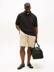 Tommy Hilfiger Black Regular Fit Plus 1985 Polo Shirt - Image 3 of 5