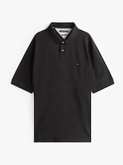 Tommy Hilfiger Black Regular Fit Plus 1985 Polo Shirt - Image 5 of 5