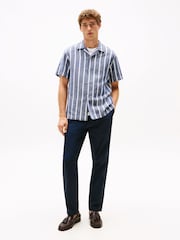 Tommy Hilfiger Blue Harlem Ripstop Tapered Trousers - Image 3 of 5