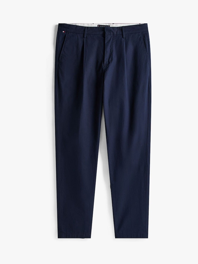 Tommy Hilfiger Blue Harlem Ripstop Tapered Trousers - Image 5 of 5